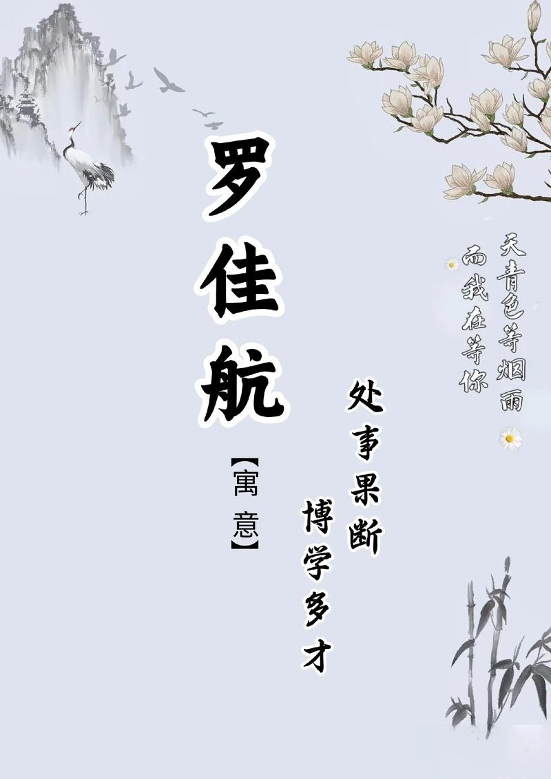 罗姓男宝宝取名时有哪些既优美又大方的名字选择？