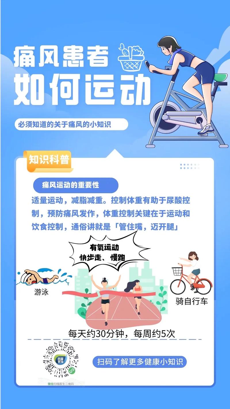 痛风水肿期间，我是否可依进行适量的运动呢？