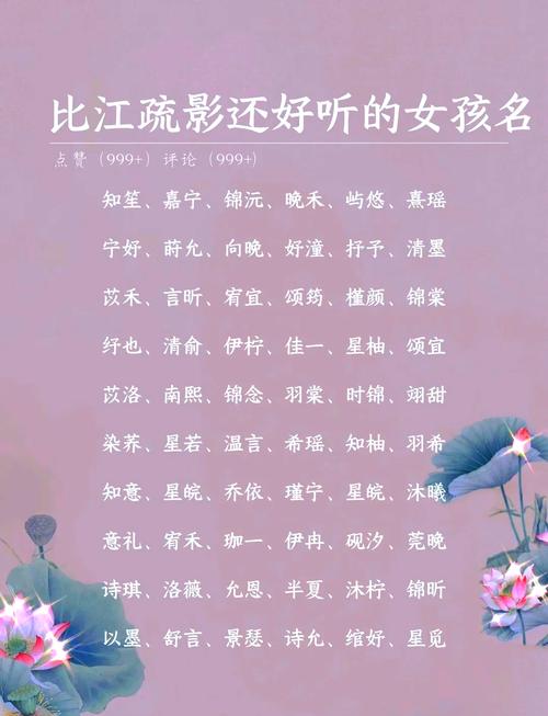 女孩用依字取名，寓意着温柔、依赖，这样的名字有什么美好寓意呢？