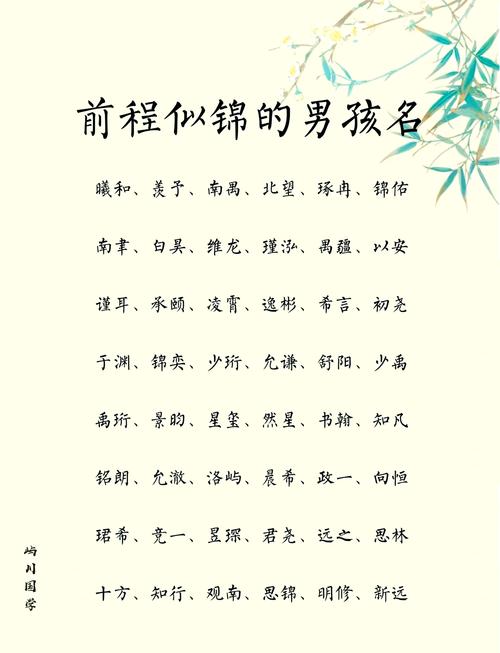 巴姓吉利的男孩名字叫什么？有没有什么寓意美好的名字推荐？