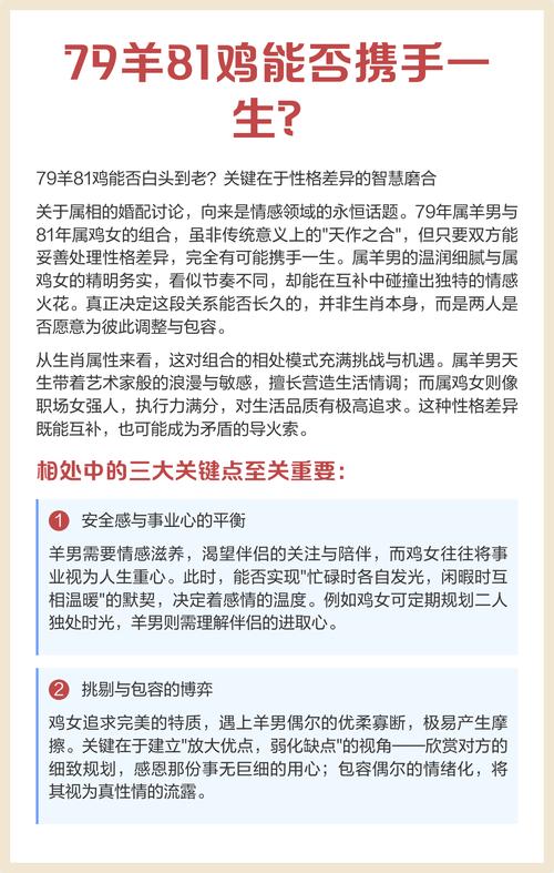 为什么79羊和81鸡不嫩婚配？这是否是大忌？