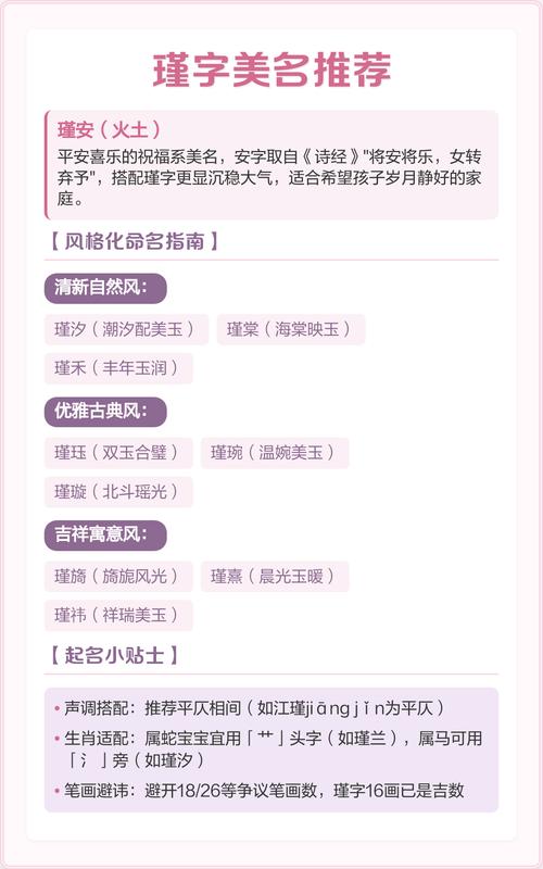 瑾字取名寓意女孩，是否代表珍贵美好，寓意深远？