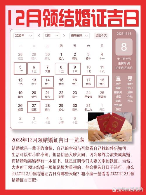 2026年12月20日农历冬月十二领证是否为吉日，登记领证这天吉利吗？