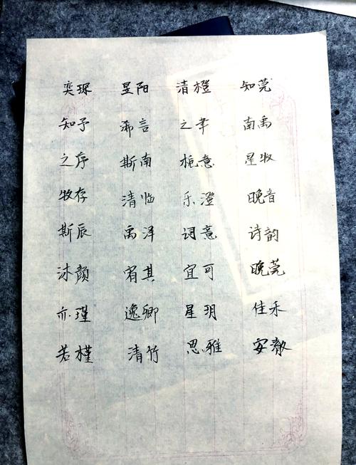 为何不取一个如戚风华少年般大气文雅的名字来命名这位英俊男孩呢？