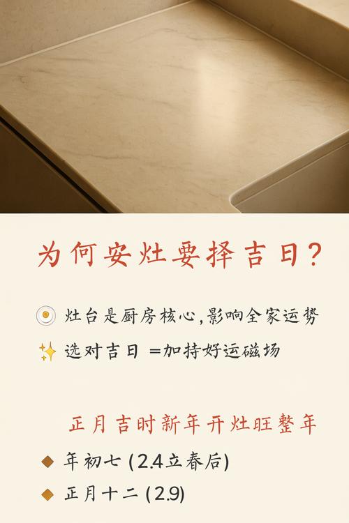 2025年12月31日这天适合安灶吗？是黄道吉日吗？