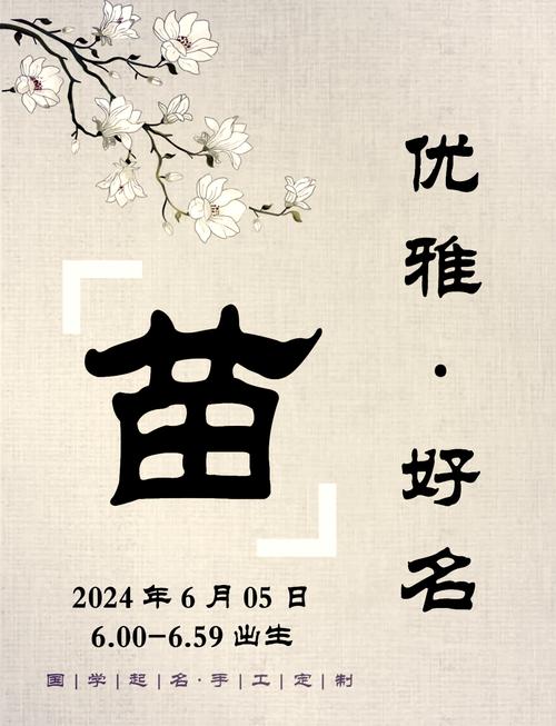 苗姓才智出众的女孩，取个什么名字既文雅又显智慧呢？