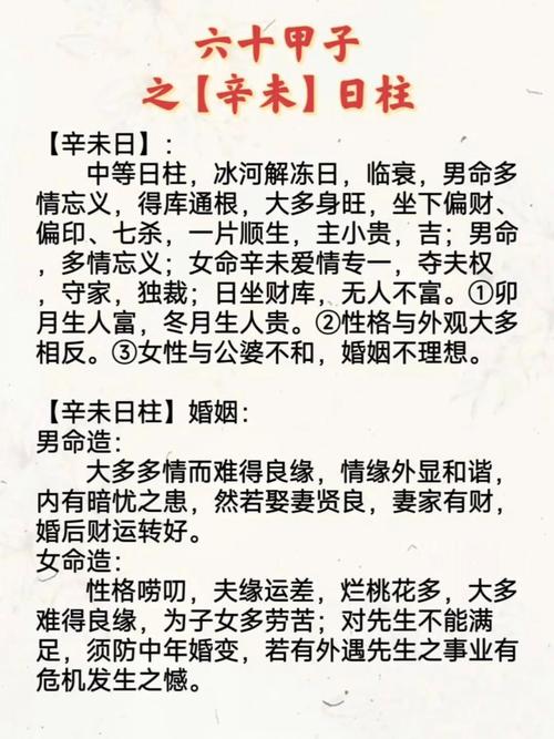 辛未年属什么命格的女人命运如何？