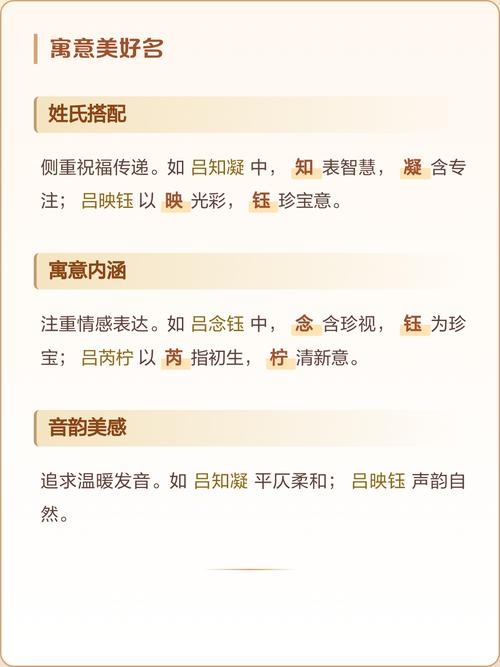 吕姓男宝宝取名时有没有什么既优美又寓意深刻的名字推荐呢？