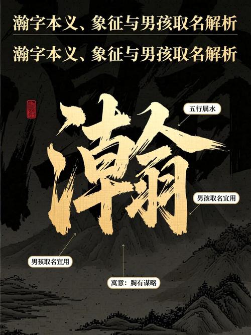 瀚字男孩取名有何美好寓意？