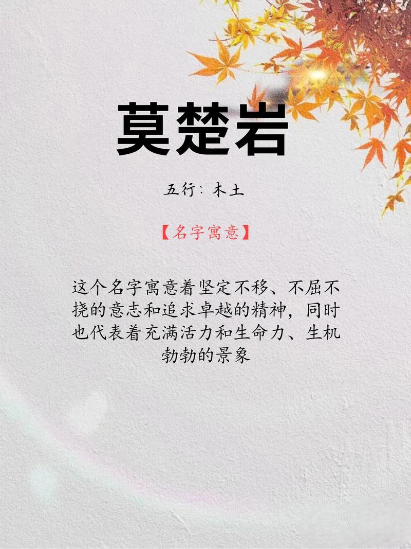 莫姓有涵养的男孩名字，有没有什么好听的推荐呢？
