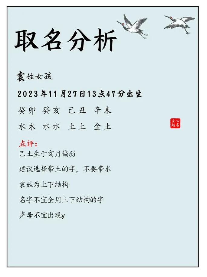 姓袁的女孩取有涵养的名字，有没有什么好的建议？