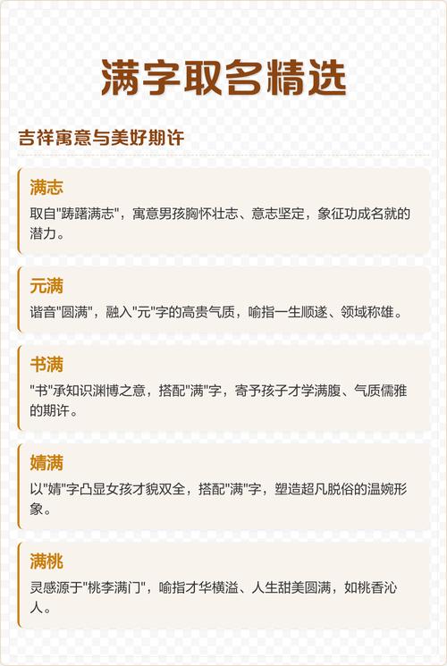 满字取名寓意男孩的名字有什么深刻含义？