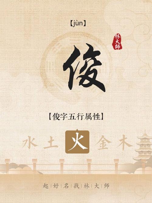 俊字五行属什么如何根据五行原理为男孩起名？