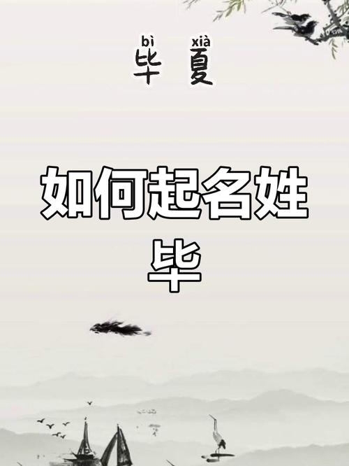 姓毕的女孩取什么含义美好的名字？