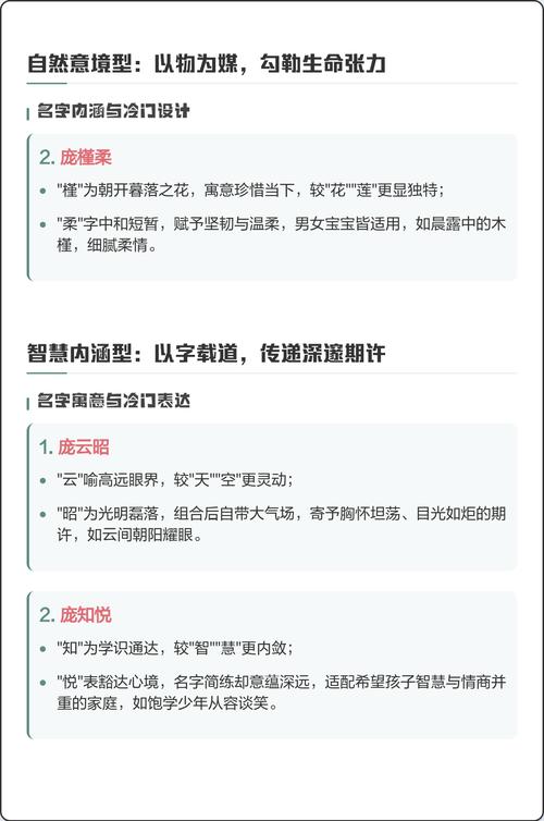 如何为庞姓大气文雅的男孩取一个既文雅又大气的名字呢？