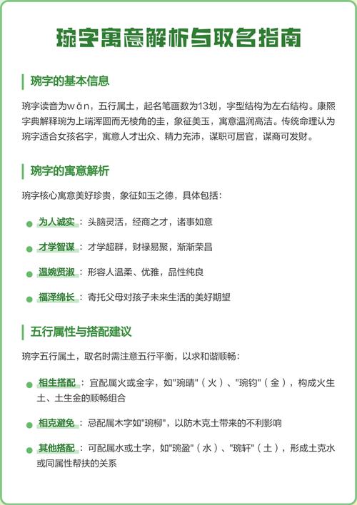 琬字五行属什么？女孩取名寓意有哪些？