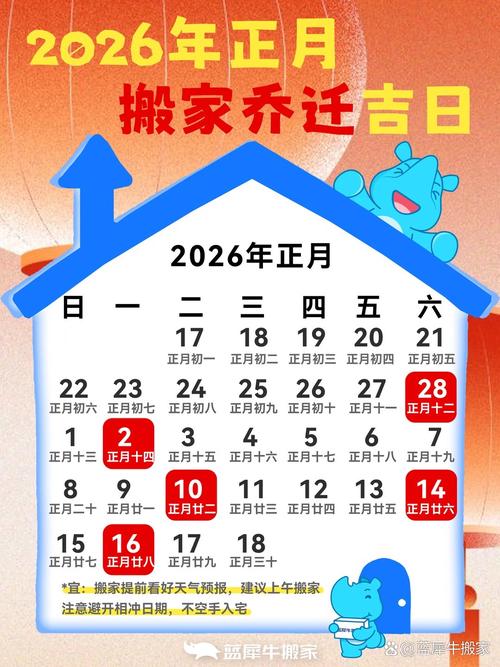 2026年12月21日农历冬月十三适合搬家吗，是宜乔迁新房的吉日吗？