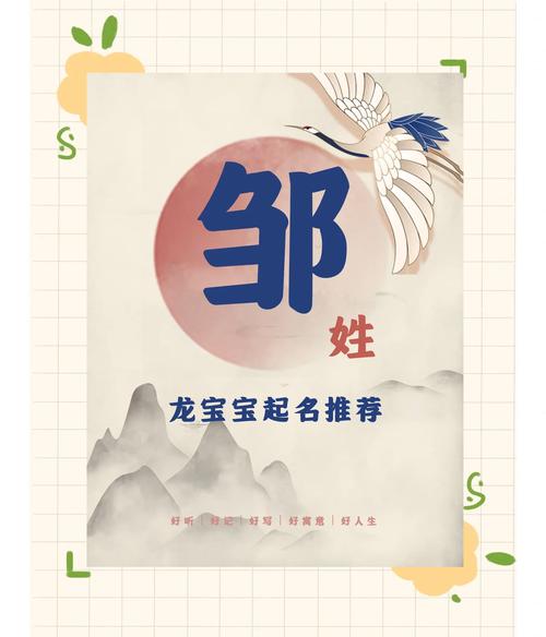 如何根据风水和五行原理，为邹姓有灵气的男孩起一个吉祥的名字？