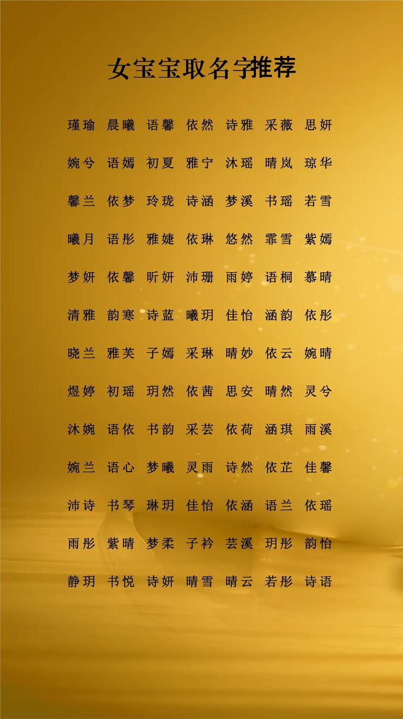 裘姓女孩取个洋气名字，有没有什么好建议？