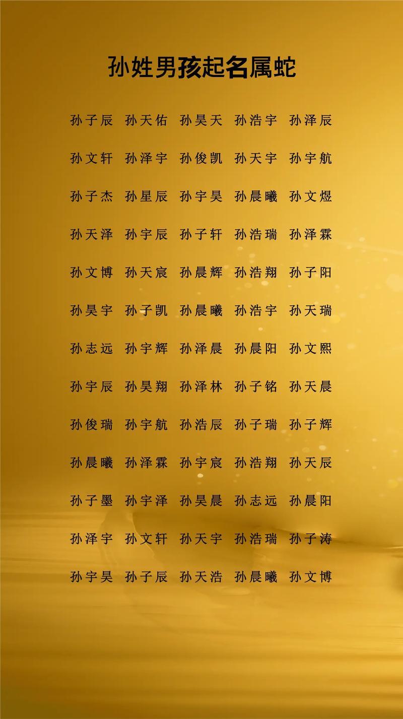 姓孙的男孩起个有诗意的名字，有没有什么好建议呢？