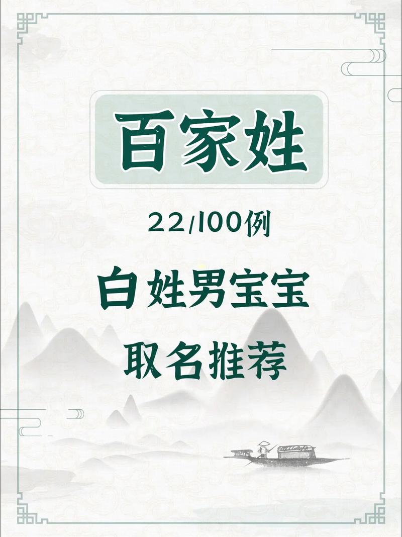 白姓涵养男宝宝取名有什么好的建议吗？