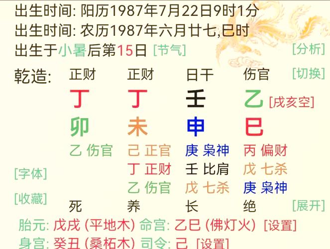 丁未时八字命理具体如何影响个人命运和性格特点？