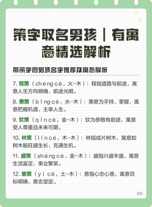 策字五行属什么？如何根据五行属相为策字男孩挑选蕞佳组合名字？