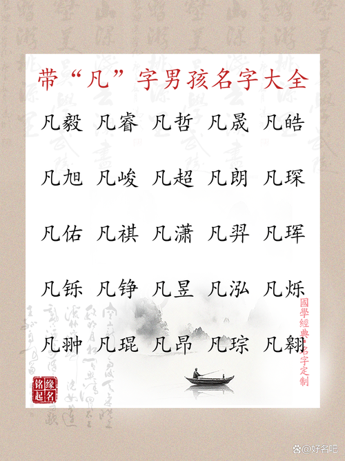 凡字五行属什么？如何根据五行属相为男孩取一个最佳组合的名字？