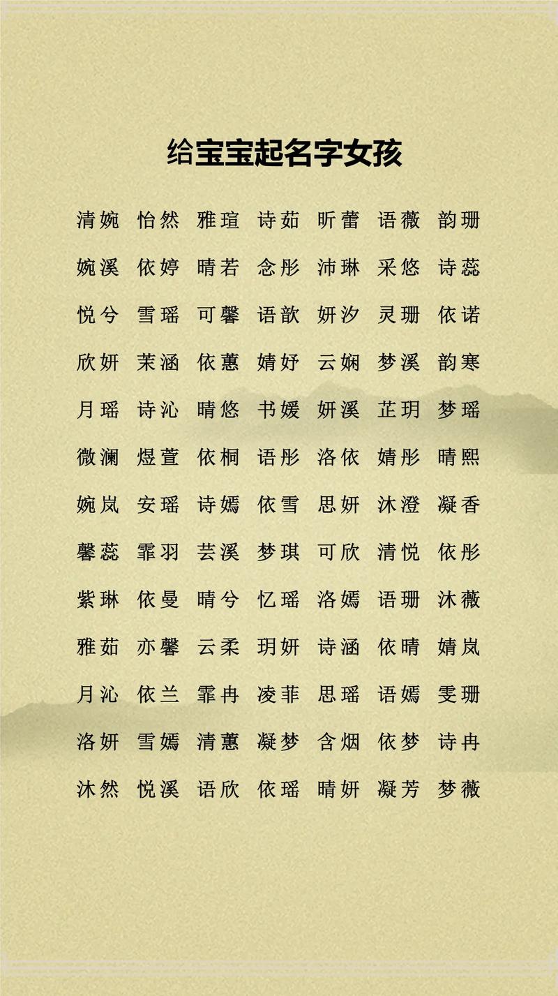 戚姓的女孩，有没有一个充满诗意的名字，能让人一见倾心？