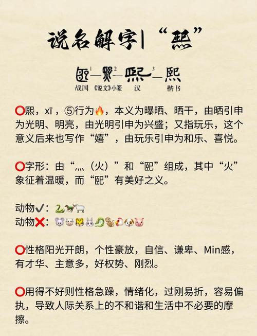 熙字五行属什么女孩取名用熙字寓意美好，有没有什么好建议？