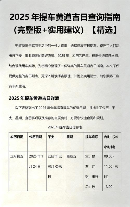 2025年12月20日这天是黄道吉日且适合提车的好日子吗？