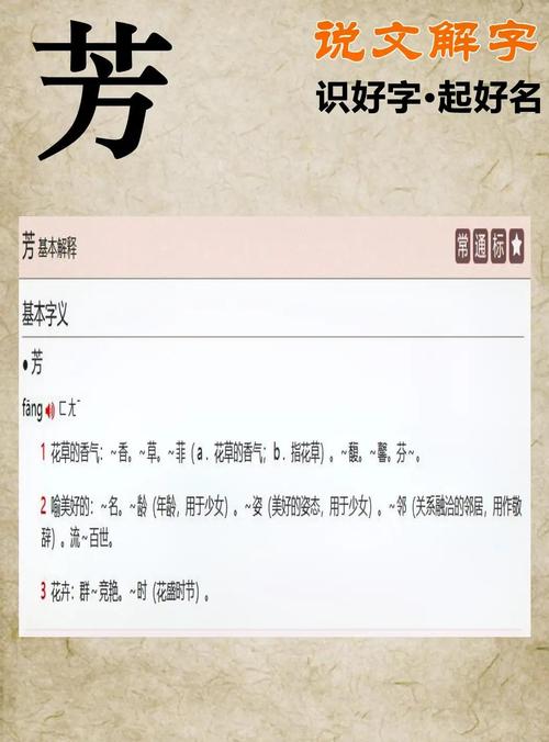 芳字五行属什么？女孩取名用芳字寓意美好，有哪些独特含义？