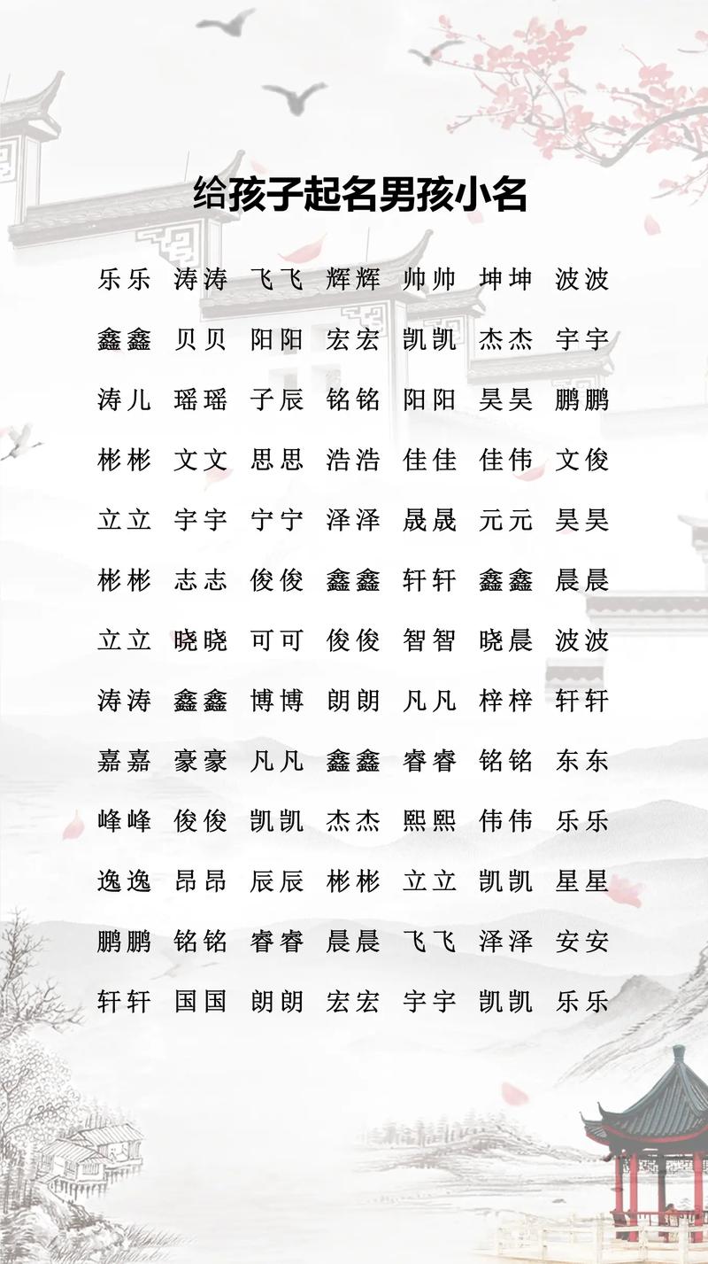 如何给那个有涵养的姓X的男孩取一个既文雅又好听的名字呢？