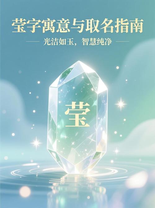 莹字女孩取名寓意美好，如何用莹字为女孩起一个寓意光明的长尾？