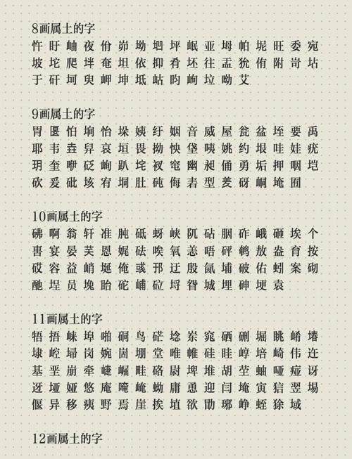 五行属土的字有哪些，能带来大吉大利呢？
