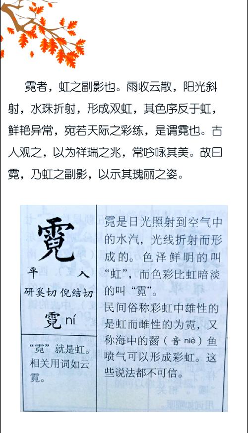 霓字五行属什么？如何根据五行属相为女孩取一个与霓字最佳组合的名字？