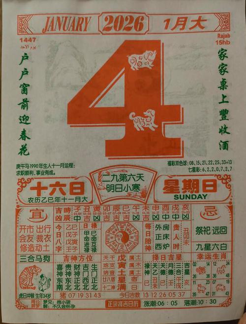 2026年1月4日农历冬月十六交房合适吗？这一天交房好不好？