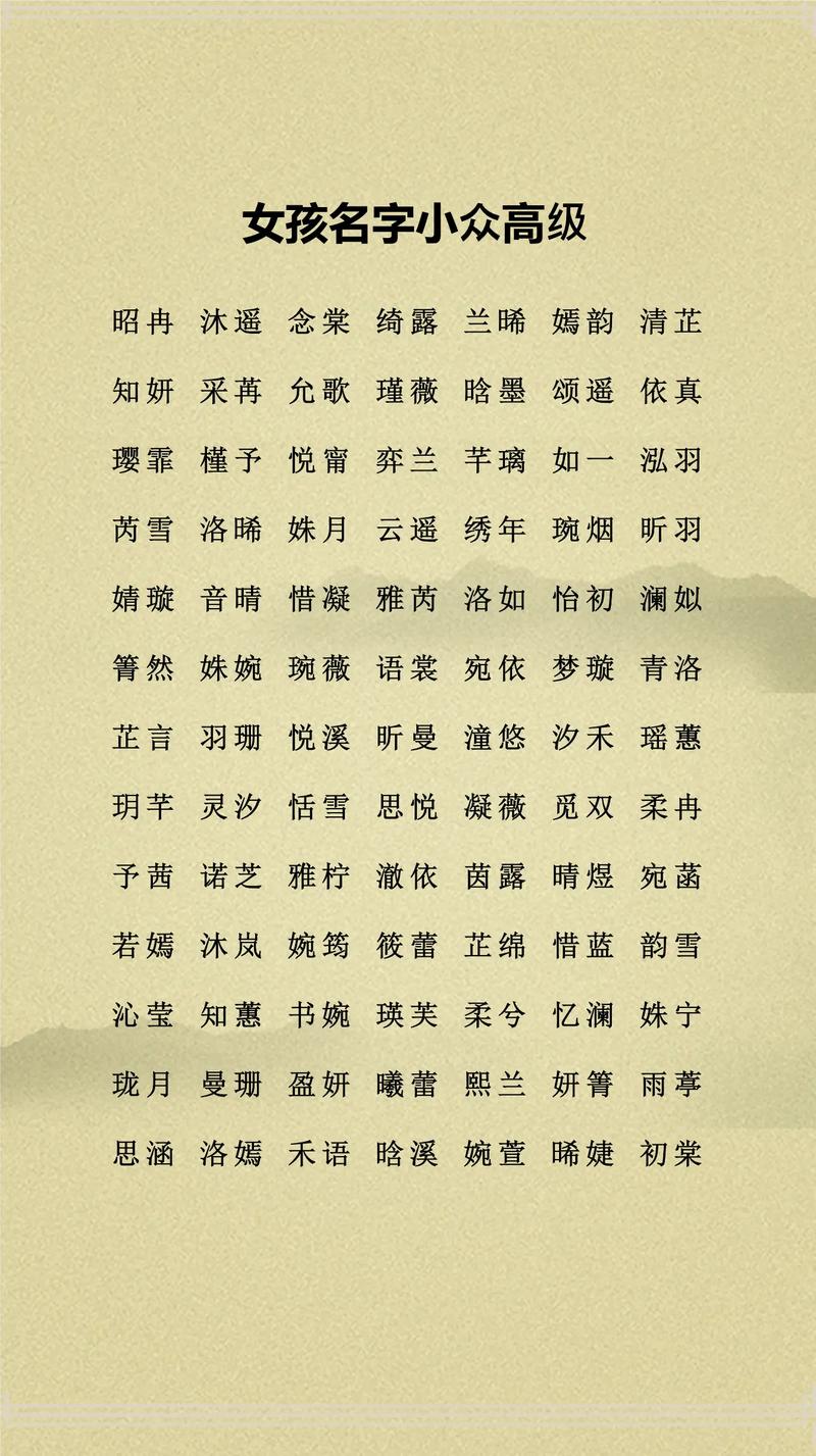 如何为姓郎的冷门独特女孩取一个既独特又好记的名字呢？