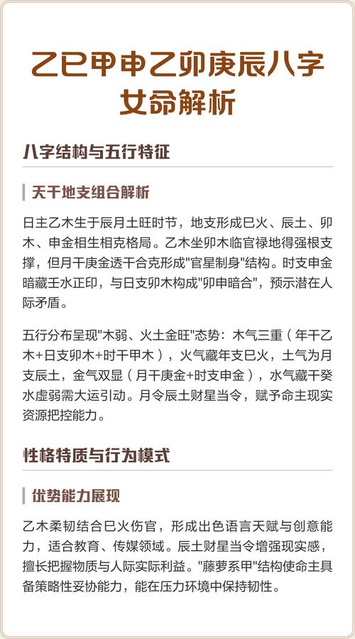 乙木女命八字究竟意味着什么？