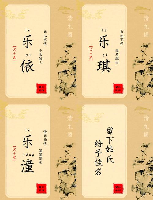 有哪些含义美好的乐姓女孩名字可以推荐？