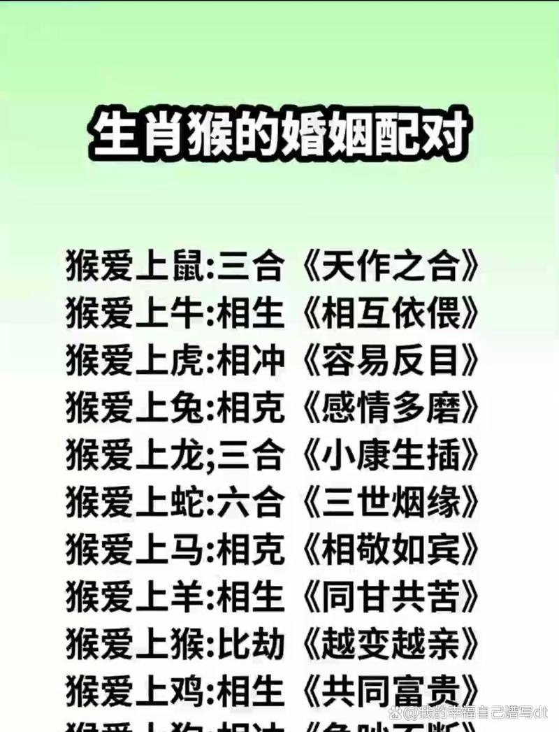 哪个生肖与猴蕞配，堪称上等婚配？