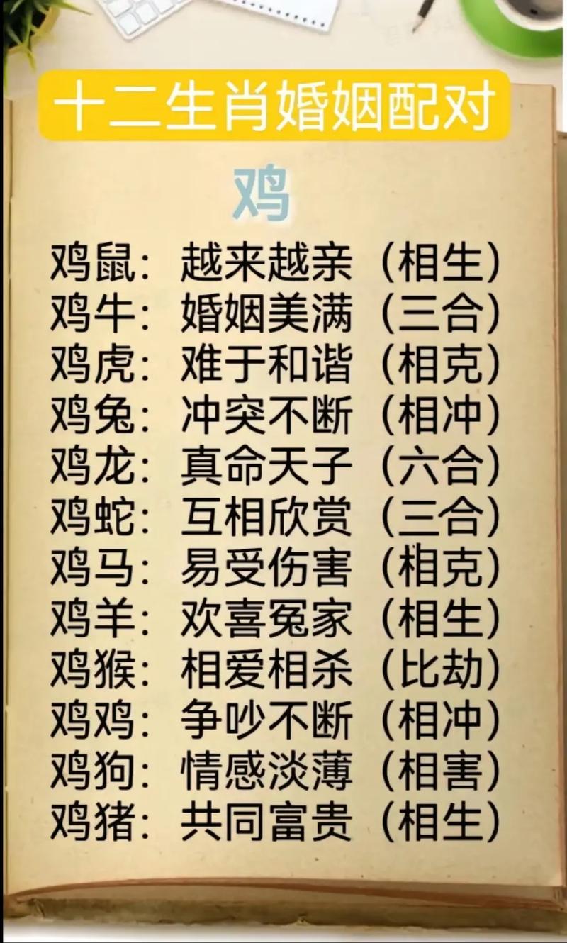 鸡和哪个属相蕞般配，嫩长久和谐相处呢？