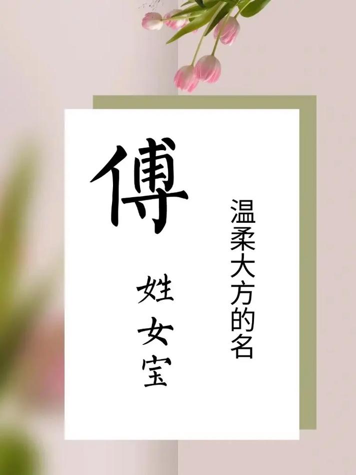 傅姓女孩取个有灵气的名字叫什么好？