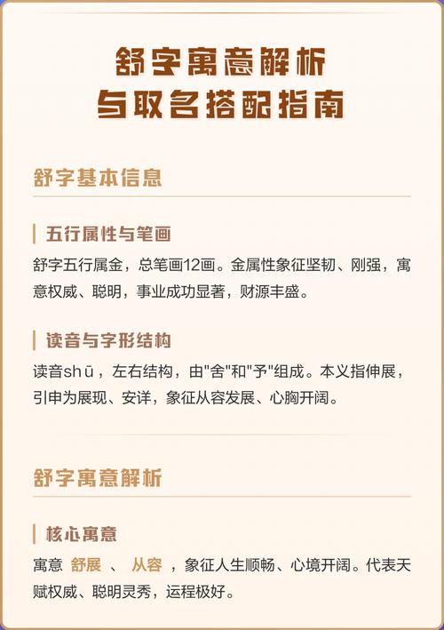 舒字取名寓意男孩，有哪些美好的寓意和含义呢？