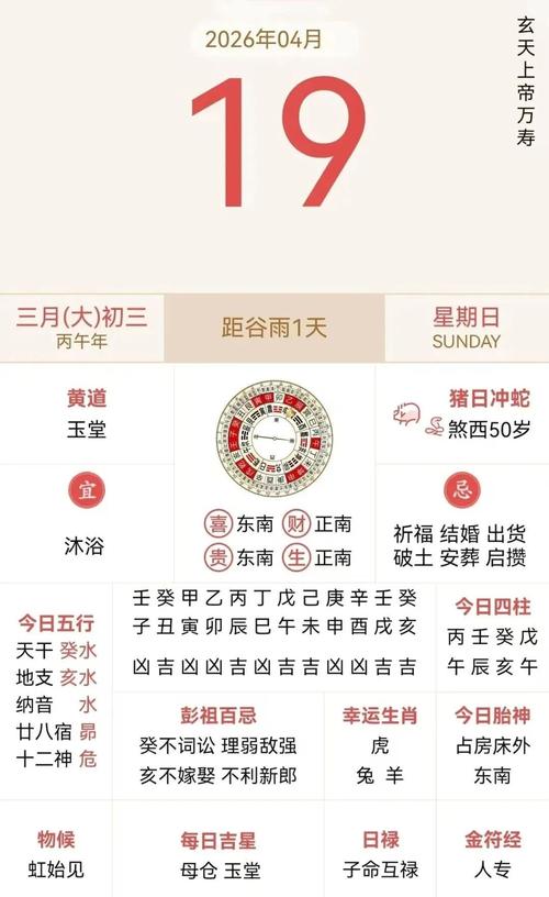 2026年4月19日农历三月初三，是装修黄道吉日吗？