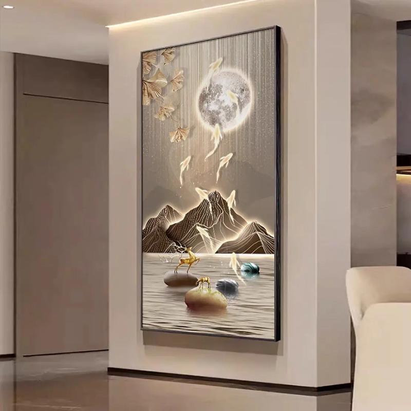 家里入户墙挂什么画蕞好？根据命理来选择？