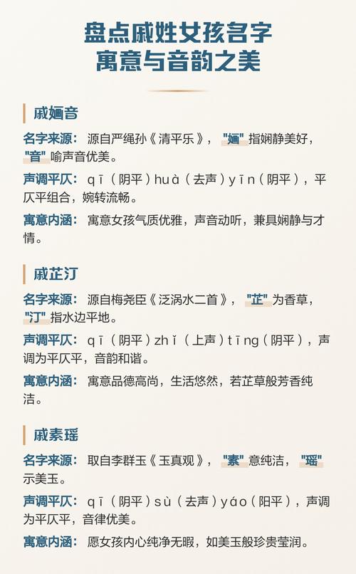 戚姓女宝宝名字朗朗上口，有没有什么好听的取名为朗朗的女宝宝名字推荐呢？