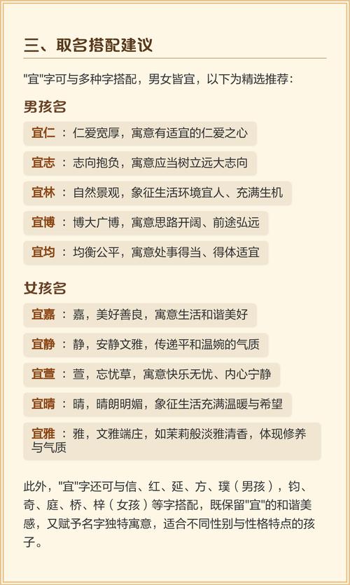 宜字五行属什么？女孩取名宜用寓意美好字词有哪些？