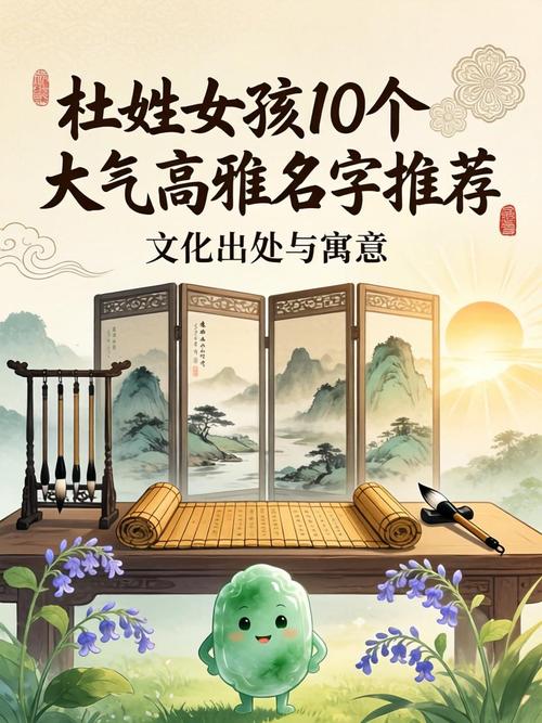杜姓大气文雅的女孩叫什么名字呢？有没有什么特别的名字推荐？