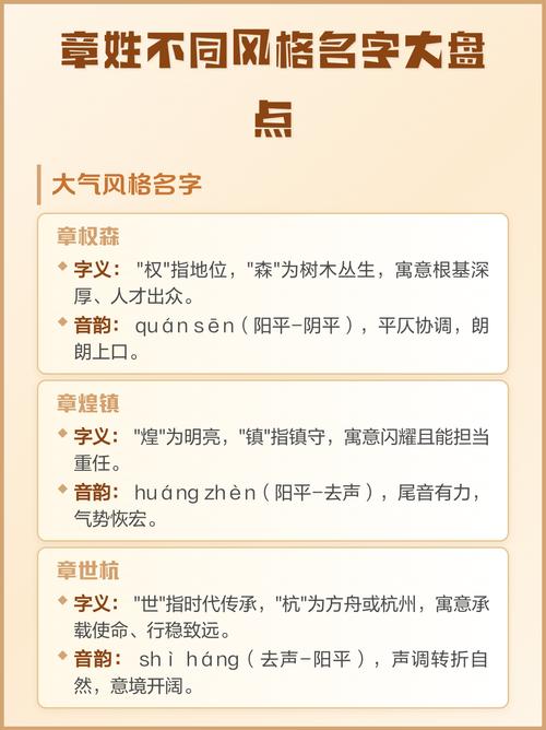 章姓气质男宝宝取名，有没有什么既文雅又有内涵的名字推荐呢？